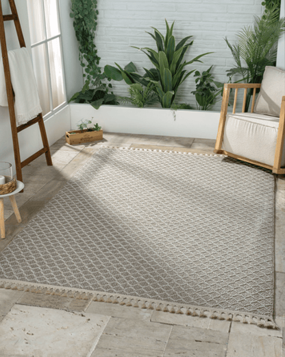 Comfy Halı Efes EF003A Kahverengi Bukleli Modern İskandinav Örgü Halı