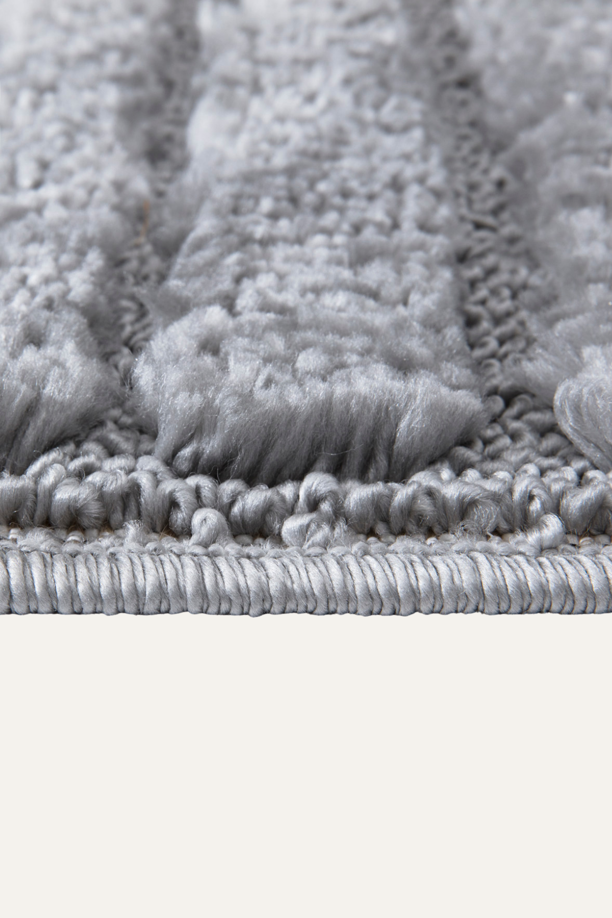 Comfy Halı Wind D534B R0977 Gri Shaggy Modern Halı