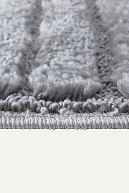 Comfy Halı Wind D534B R0977 Gri Shaggy Modern Halı