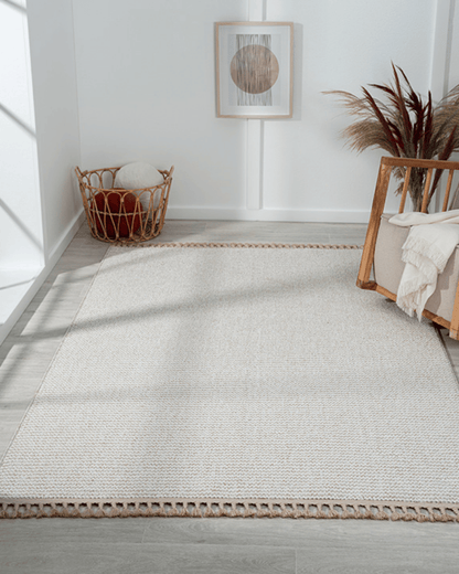 Comfy Halı Efes EF005A Bukleli Modern İskandinav Örgü Halı