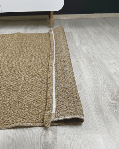 Comfy Halı Natural N03 Kahverengi Makinede Yıkanabilir Yumuşak Sisal Halı