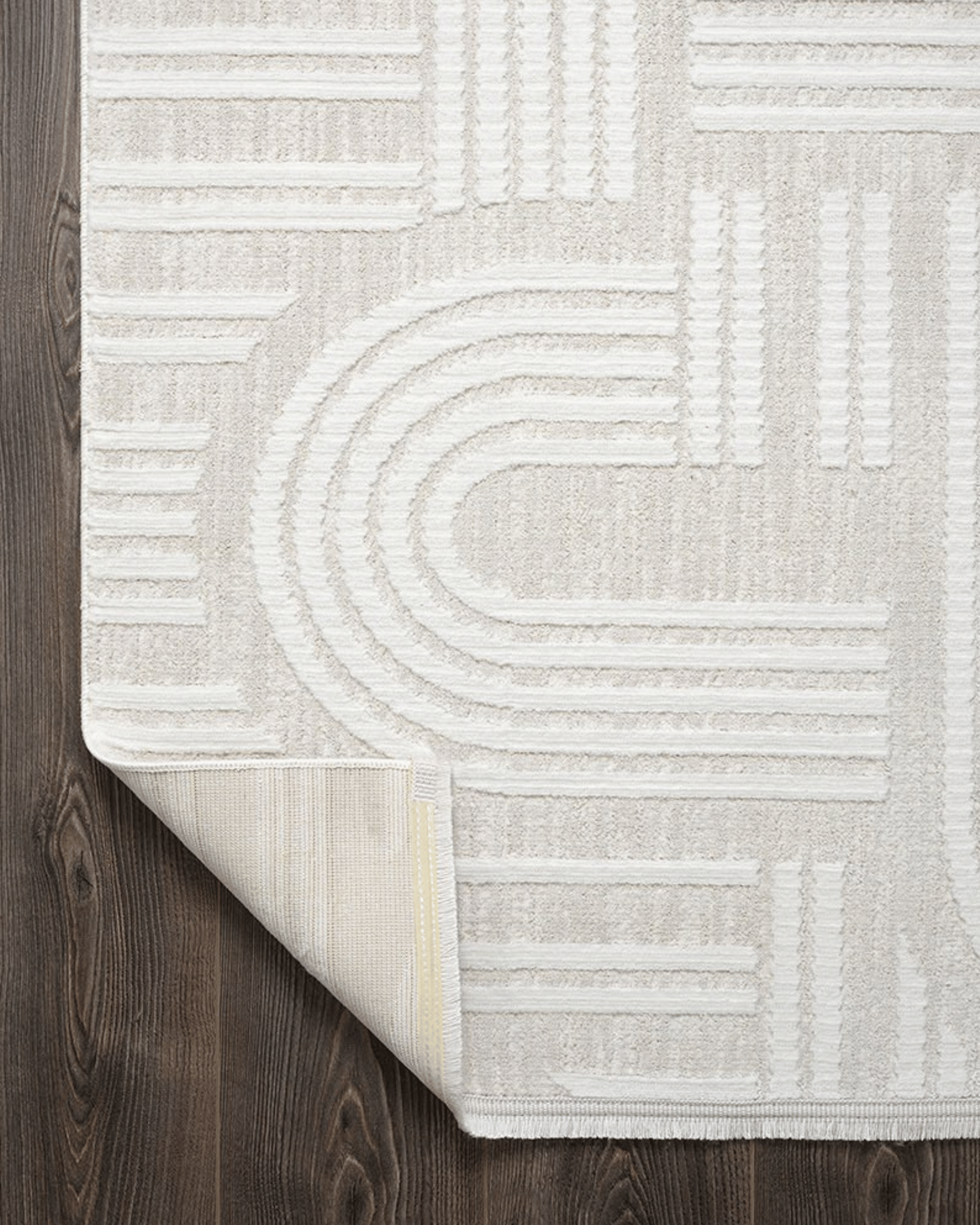 Comfy Halı Tual TL005A Krem Modern Bohem Halı