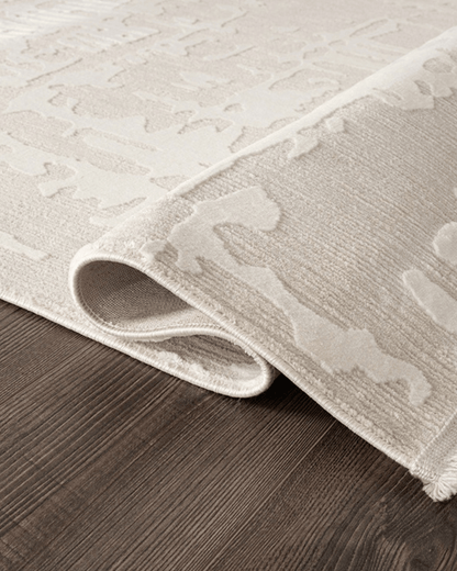 Comfy Halı Tual TL011A Krem Modern Halı