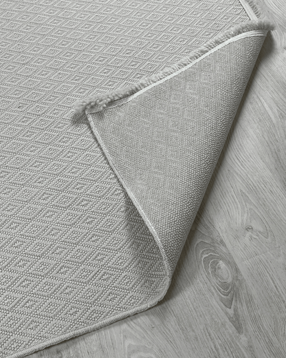 Comfy Halı Natural B03 Beyaz Makinede Yıkanabilir Yumuşak Sisal Halı