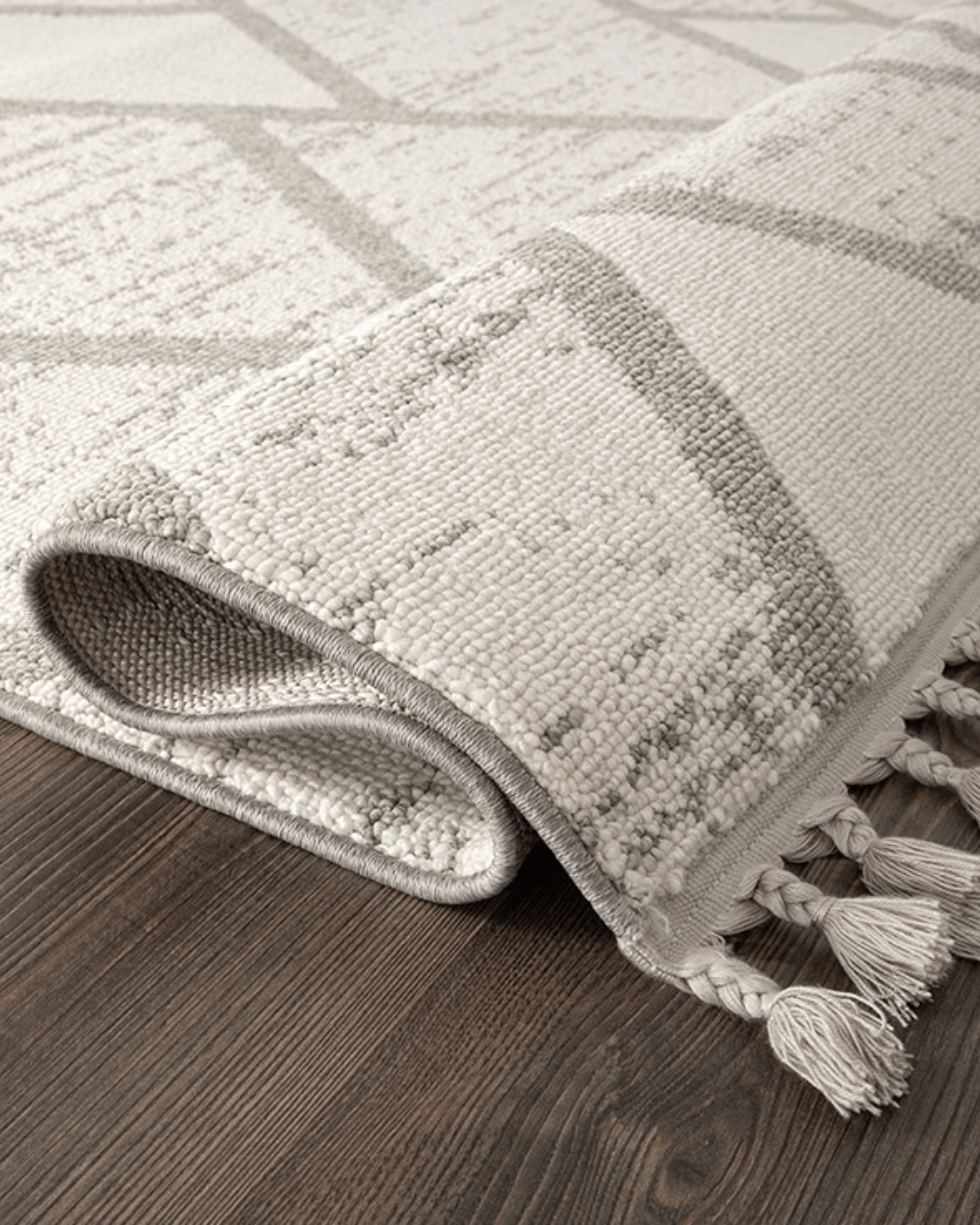 Comfy Halı Efes EF009A Bukleli Modern İskandinav Örgü Halı