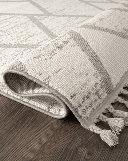 Comfy Halı Efes EF009A Bukleli Modern İskandinav Örgü Halı