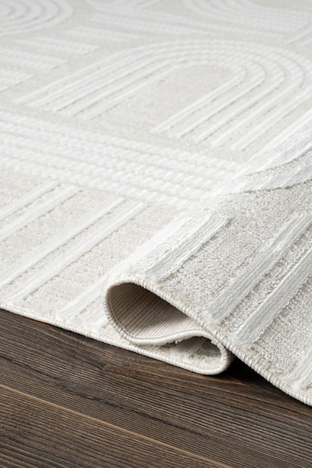 Comfy Halı Tual TL005A Krem Modern Bohem Halı