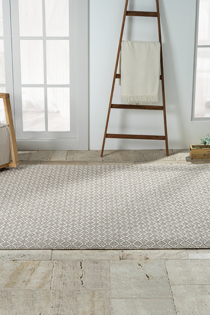 Comfy Halı Efes EF003A Kahverengi Bukleli Modern İskandinav Örgü Halı