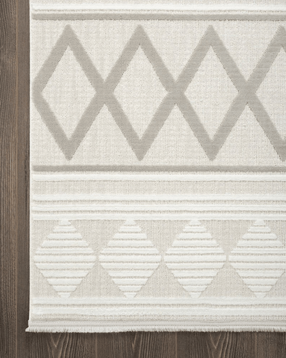 Comfy Halı Tual TL004A Krem İskandinav Halı