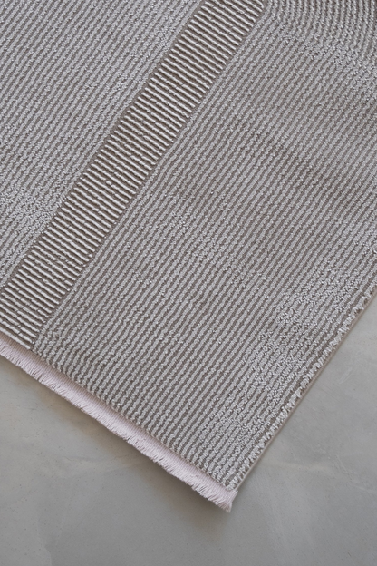 Comfy Halı Ritim 37804-071 Anti Alerjik Yumuşak Modern Vizon Halı