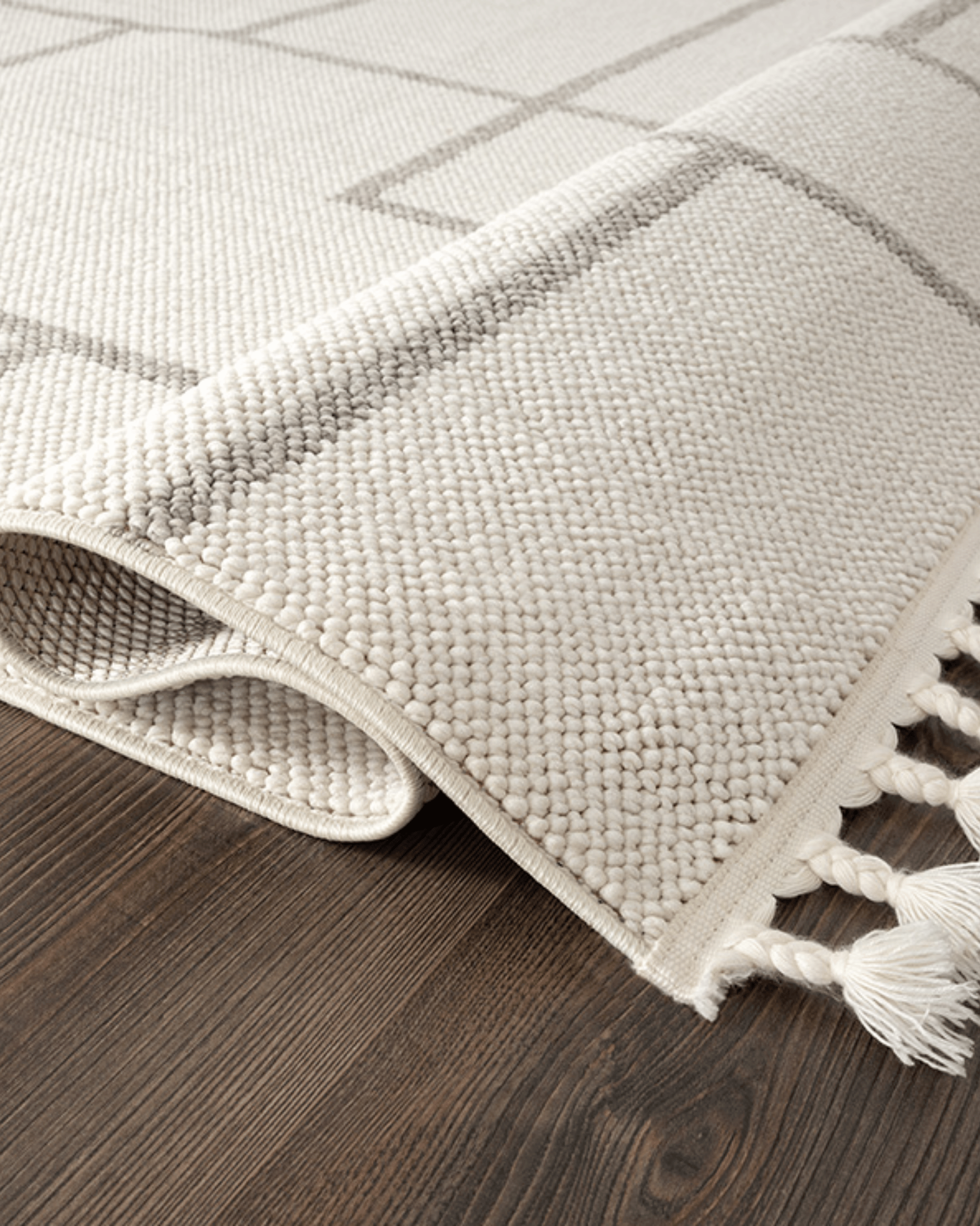 Comfy Halı Efes EF007A Bukleli Modern İskandinav Örgü Halı