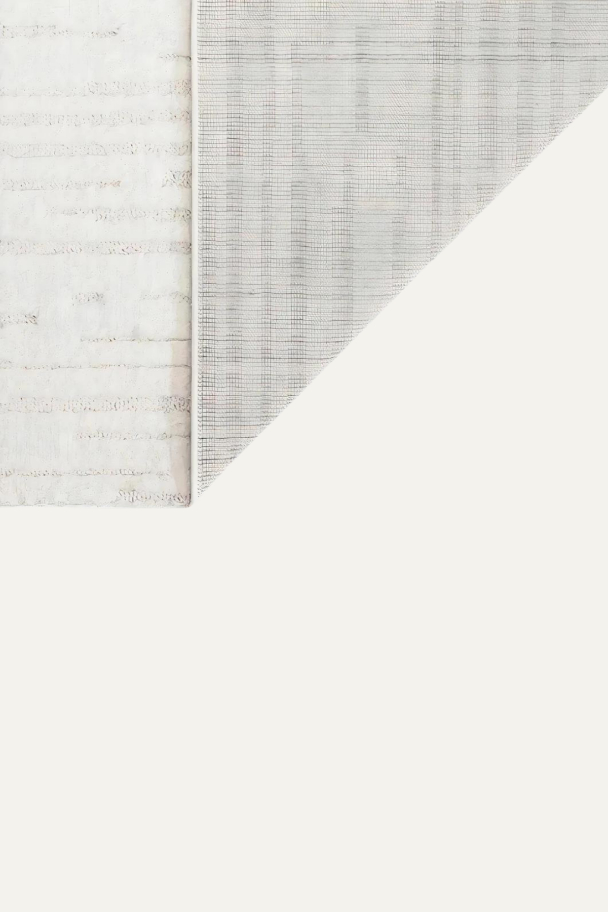 Comfy Halı Wind D534B R0911 Beyaz Shaggy Modern Halı