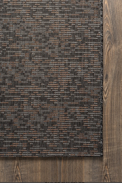 Comfy Halı Malta TI005A Siyah Doğal Jüt Halı