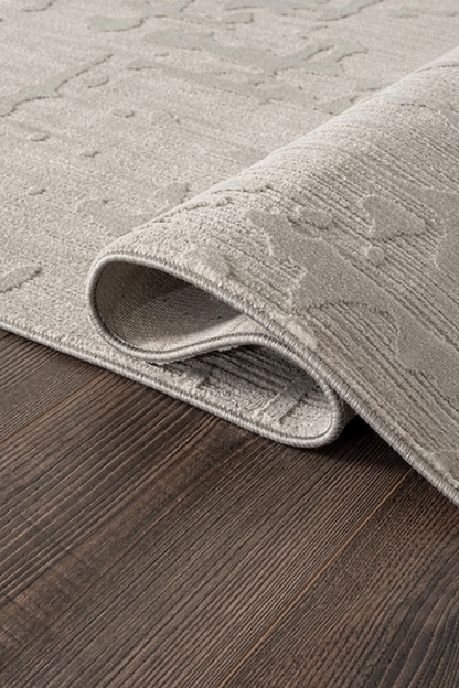 Comfy Halı Tual TL010A Gri Modern Halı