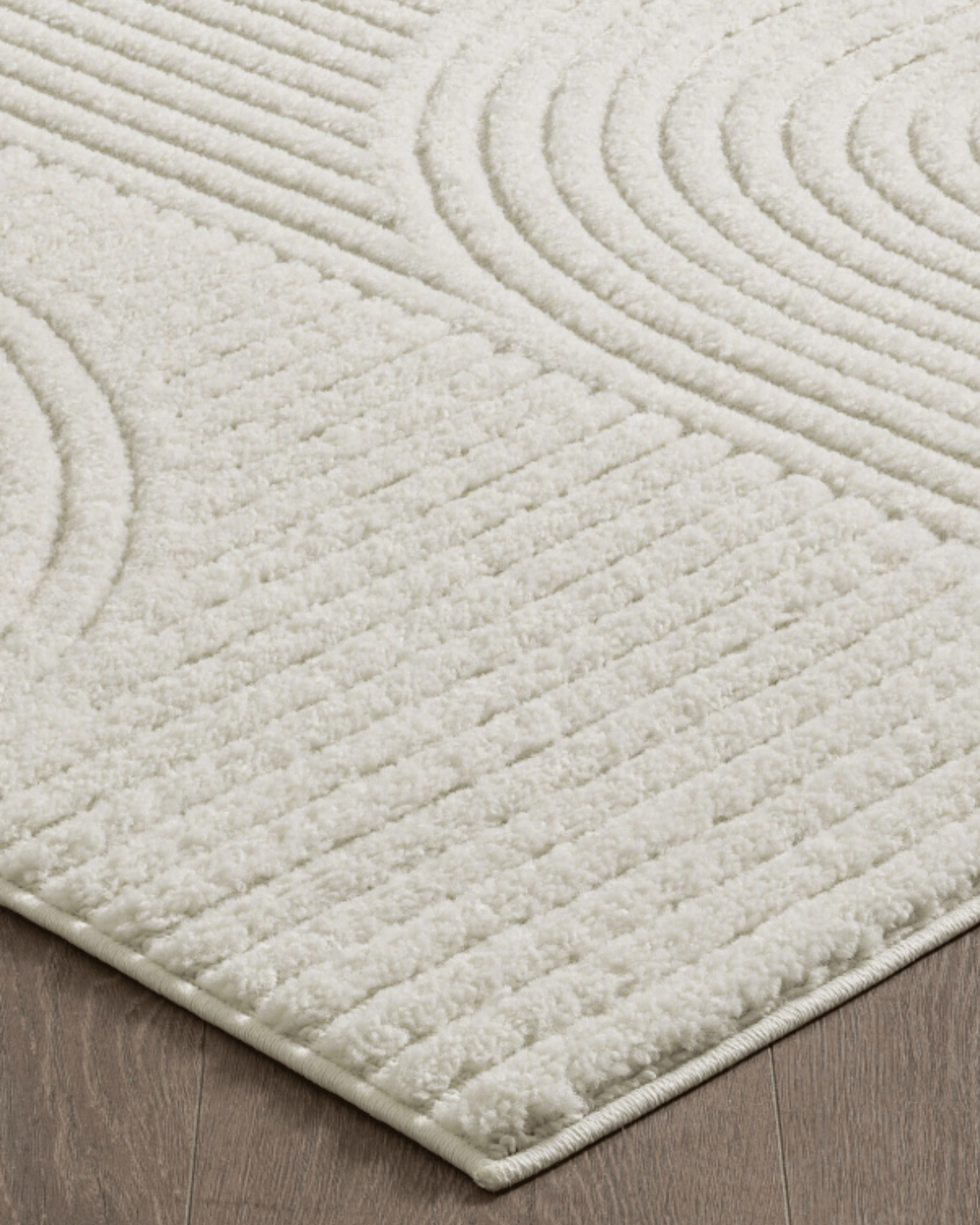 Comfy Halı Boston B0107A Krem Bukleli Yumuşak Bohem Halı