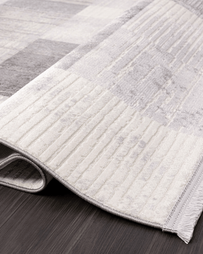 Comfy Halı Loya LY005G Gri Modern Tozumaz Halı