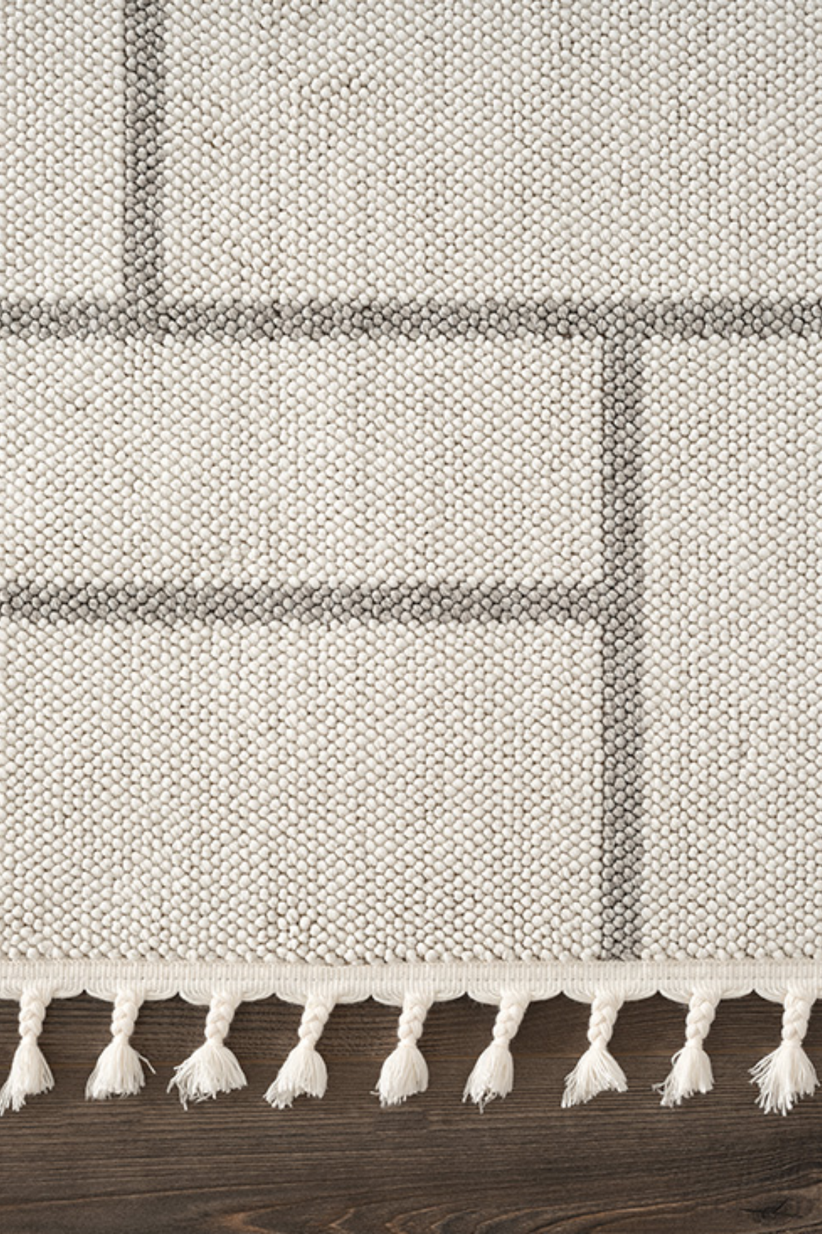 Comfy Halı Efes EF007A Bukleli Modern İskandinav Örgü Halı