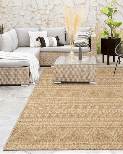 Comfy Halı Malta TI007A Kahverengi İskandinav Doğal Jüt Halı