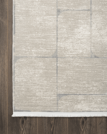 Comfy Halı Slyne SL104A Bej Modern Bohem Antialerjik Pamuk Taban Halı
