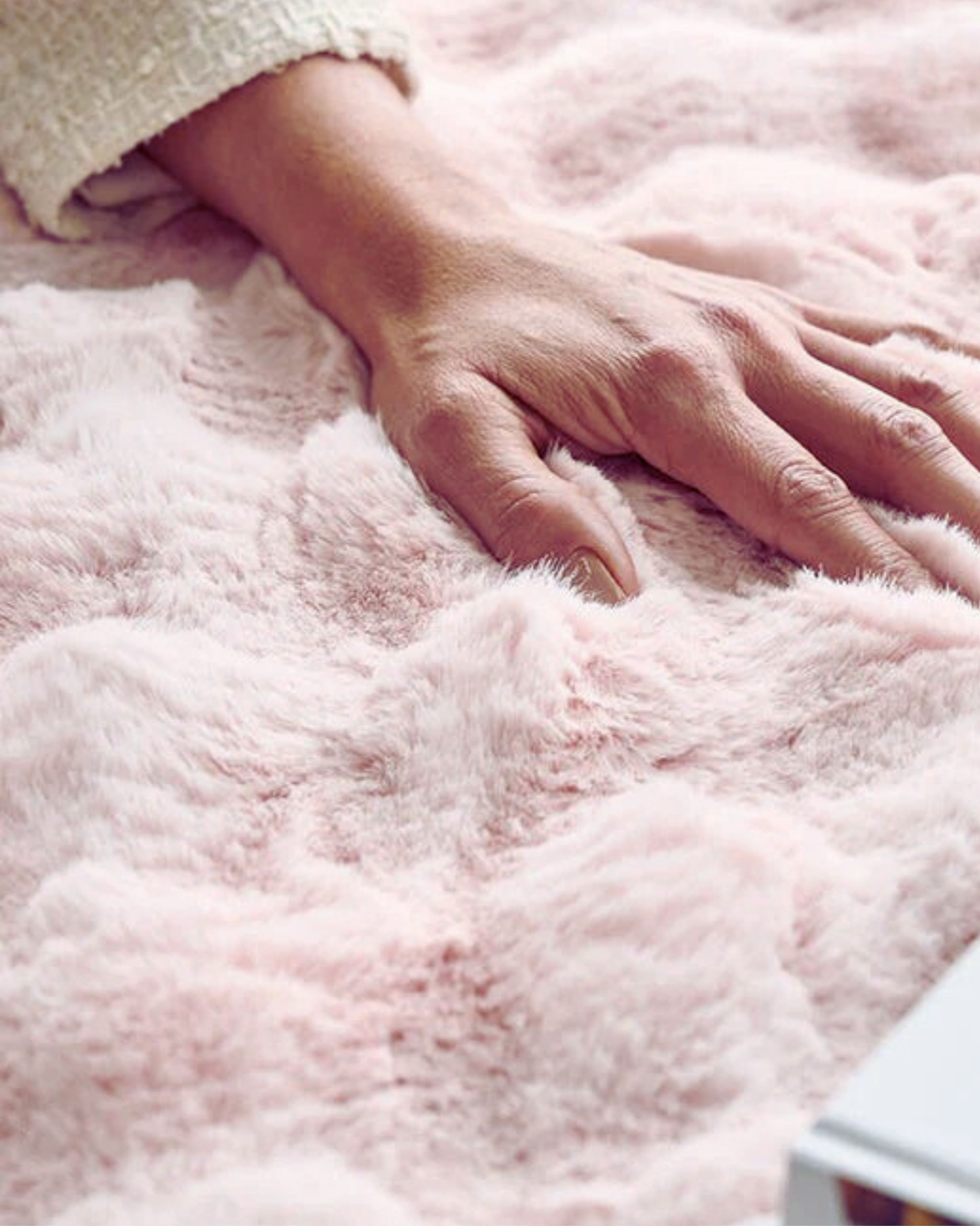 Comfy Halı Bubble Pembe Yumuşak Dokulu Post Halı