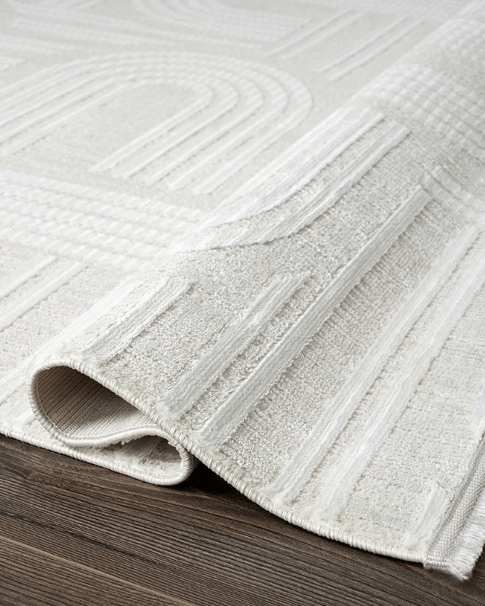 Comfy Halı Tual TL005A Krem Modern Bohem Halı