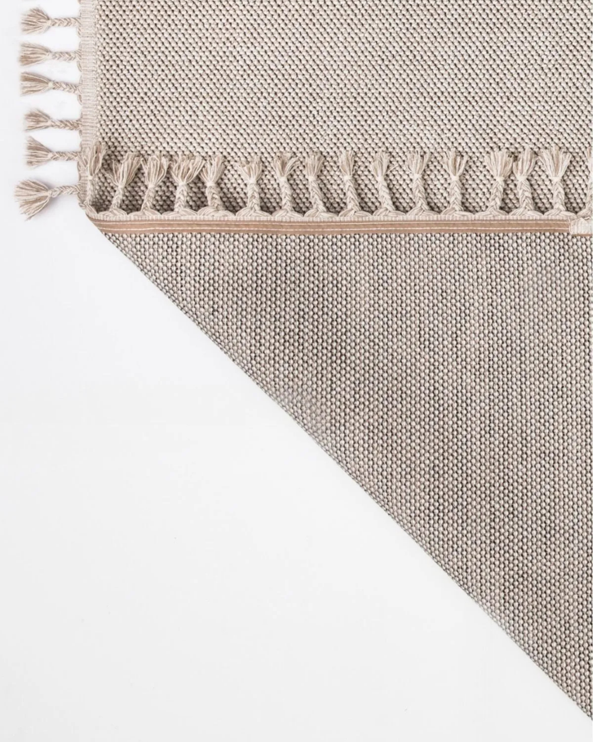 Comfy Halı Dotty S057 Bej Örgü Bukleli Modern Halı