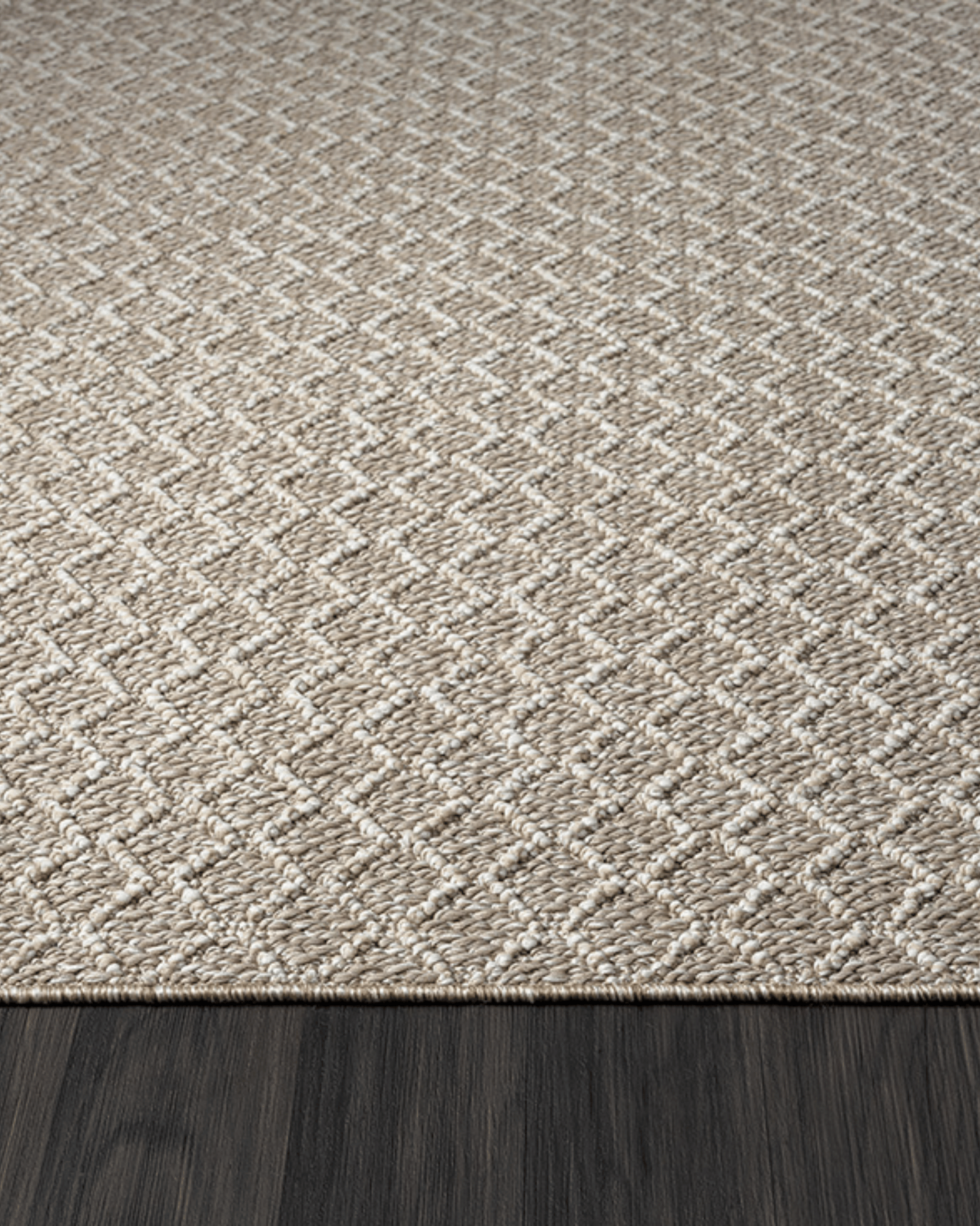 Comfy Halı Efes EF003A Kahverengi Bukleli Modern İskandinav Örgü Halı