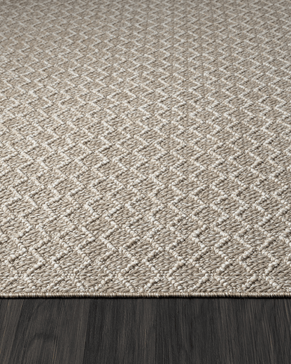 Comfy Halı Efes EF003A Kahverengi Bukleli Modern İskandinav Örgü Halı
