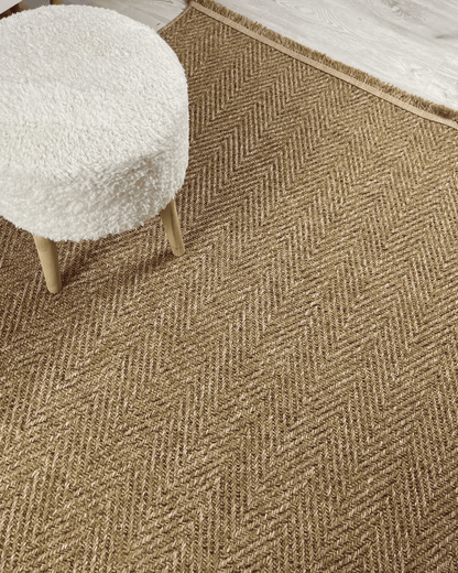 Comfy Halı Natural N02 Kahverengi Makinede Yıkanabilir Yumuşak Sisal Halı
