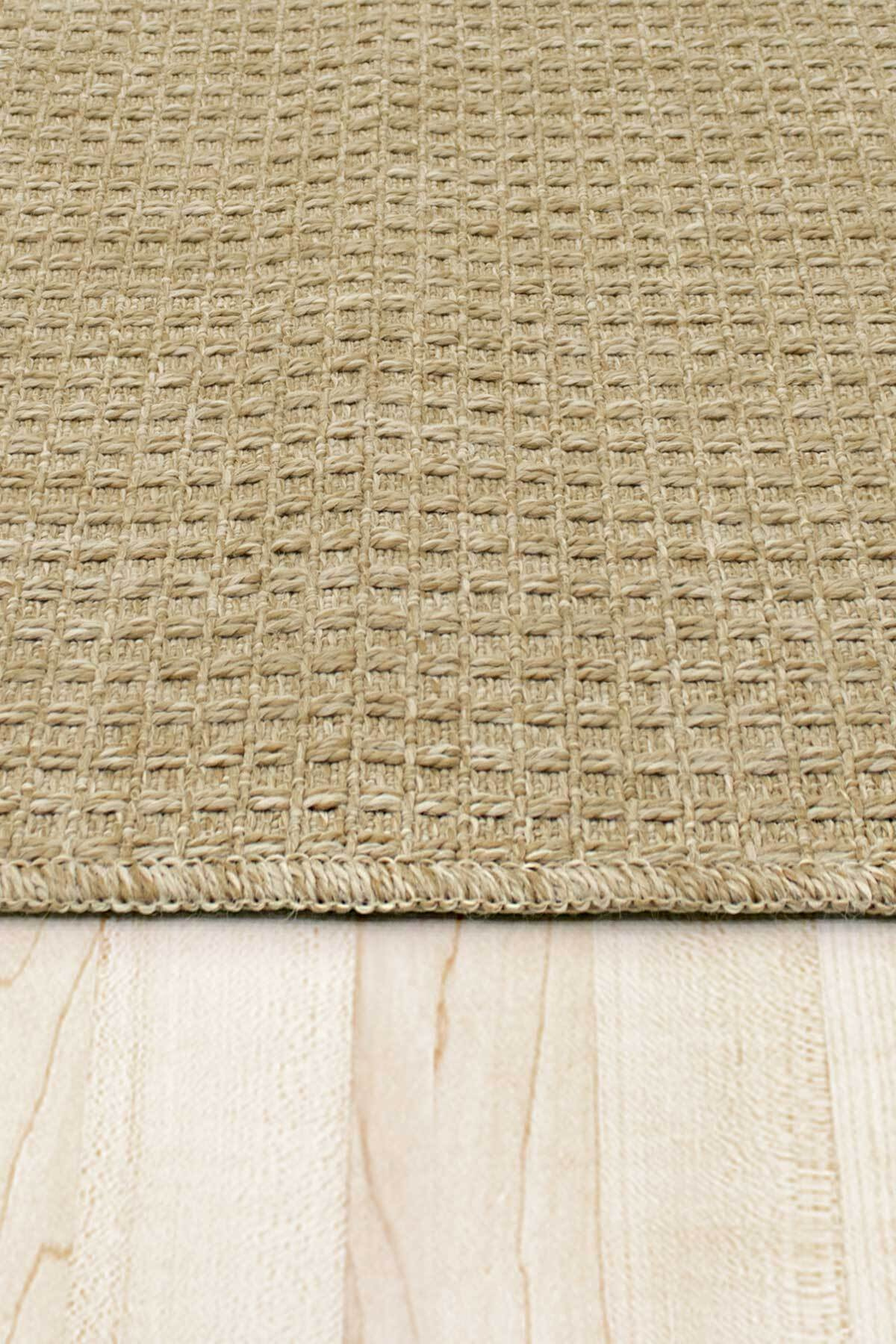 Comfy Halı Juta SSL0107 Bej Makinede Yıkanabilir Kaymaz Taban Sisal Dokuma Halı