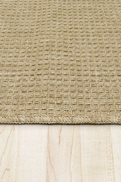 Comfy Halı Juta SSL0107 Bej Makinede Yıkanabilir Kaymaz Taban Sisal Dokuma Halı