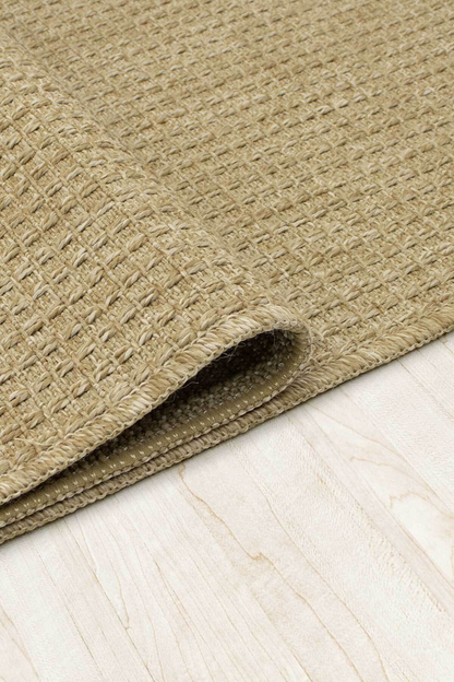 Comfy Halı Juta SSL0107 Bej Makinede Yıkanabilir Kaymaz Taban Sisal Dokuma Halı