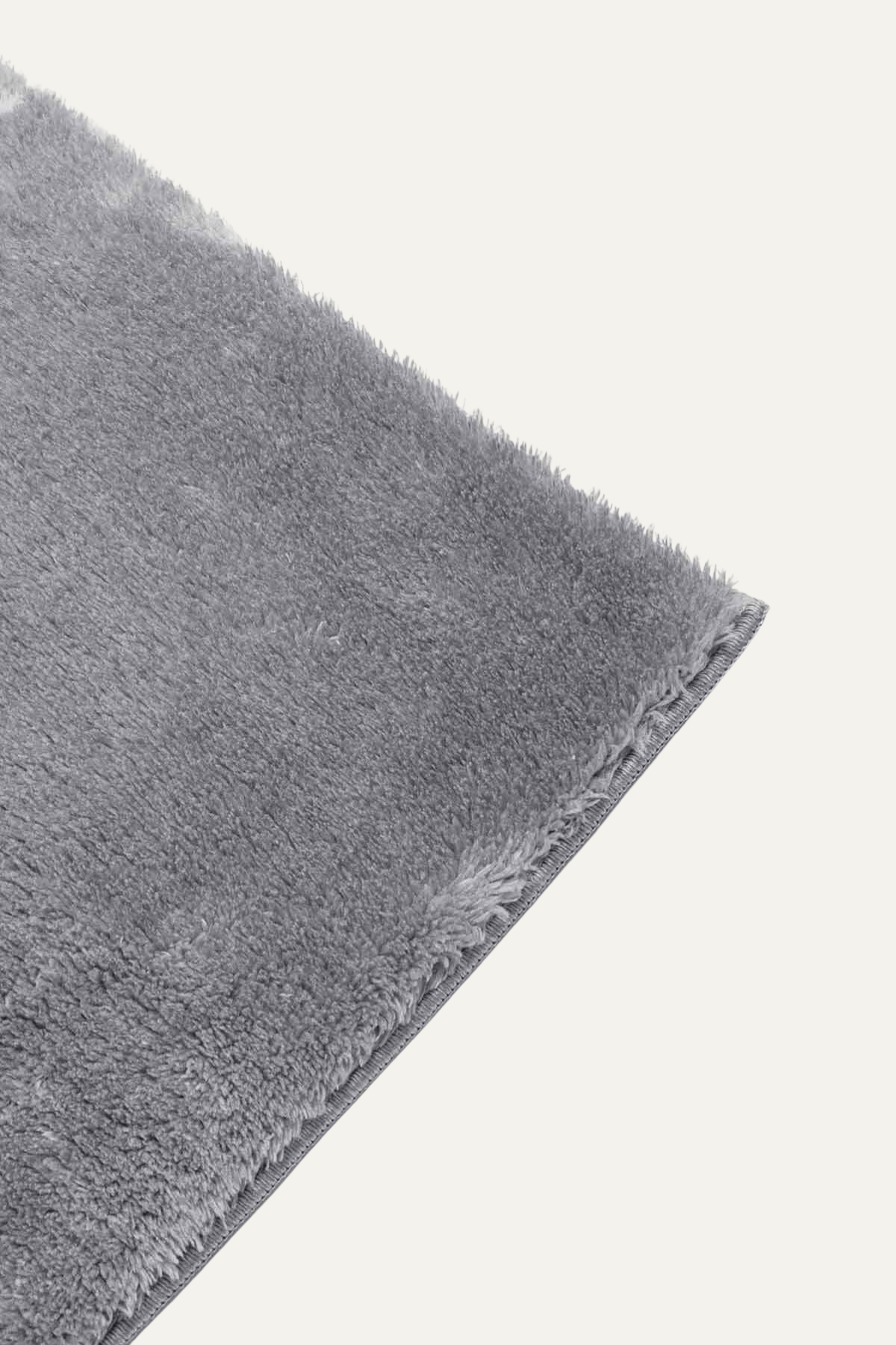 Mars MRS0101 Gri Kaymaz Taban Makinede Yıkanabilir Peluş Dokuma Halı