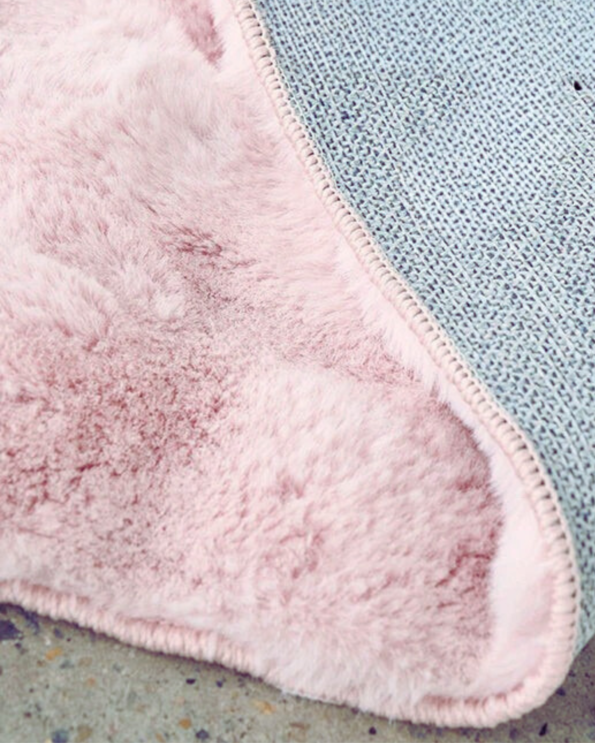 Comfy Halı Bubble Pembe Yumuşak Dokulu Post Halı