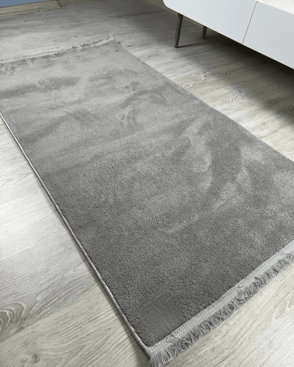 Comfy Halı Basic Gri Yumuşak Dokulu Peluş Halı