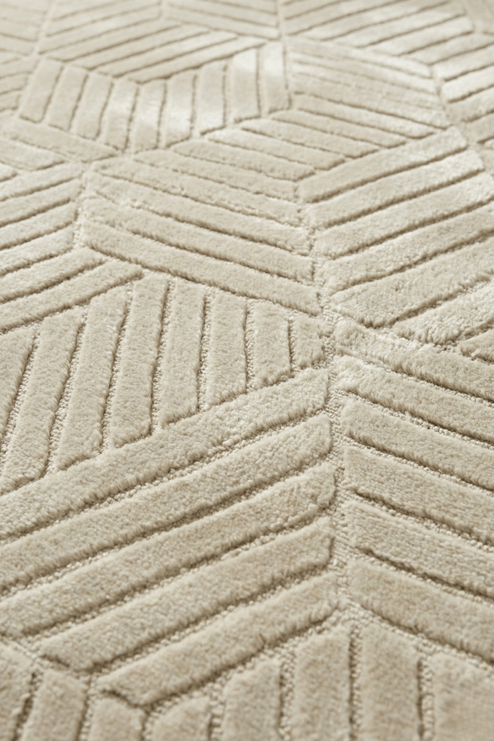 Comfy Halı Halı Comfy Halı Decorist Krem Kaymaz Taban Makinede Yıkanabilir Halı