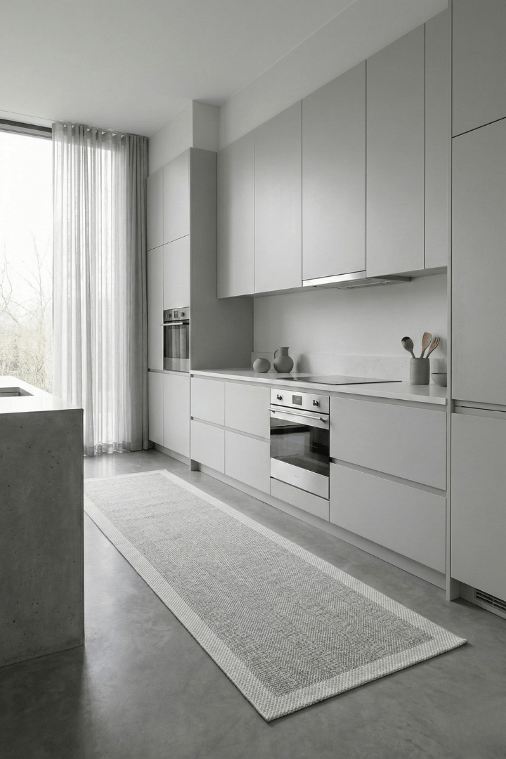 Comfy Halı Halı Comfy Halı Dies 79271-096 Gri Beyaz Sisal Halı