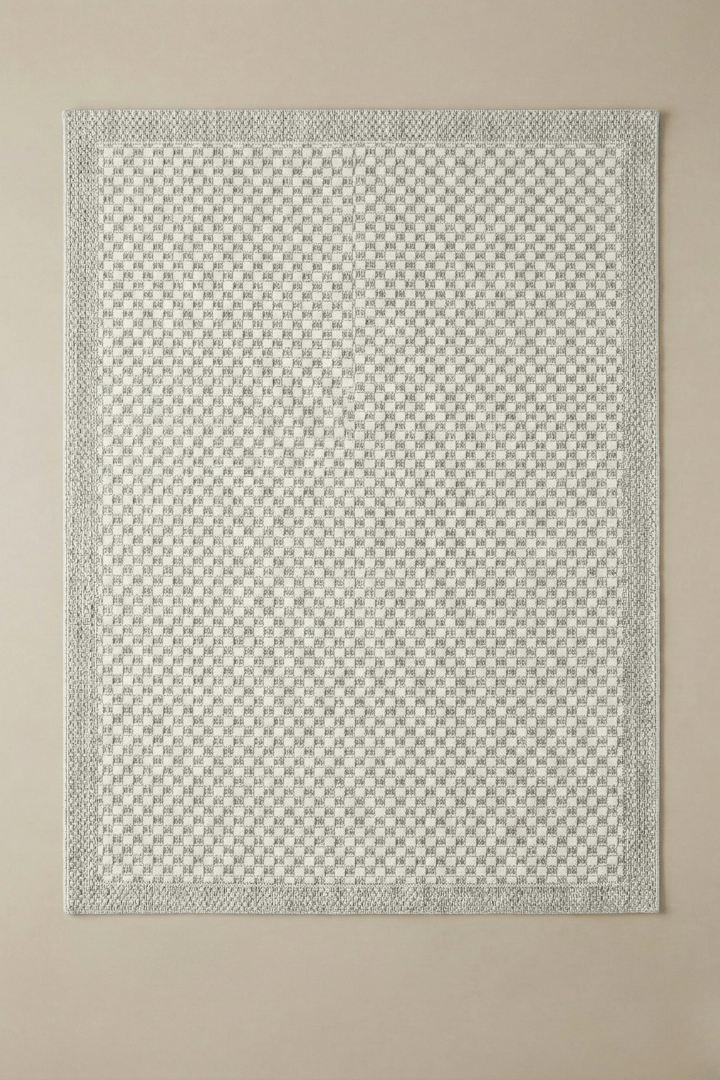 Comfy Halı Halı Comfy Halı Dies 79272-095 Gri Beyaz Sisal Halı