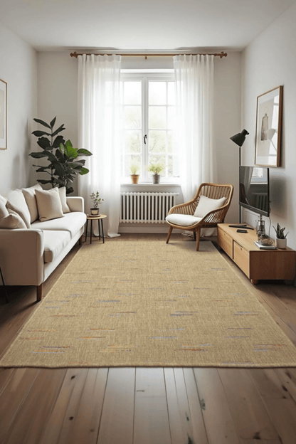 Comfy Halı Juta SSM0107 Bej Modern Jüt Halı