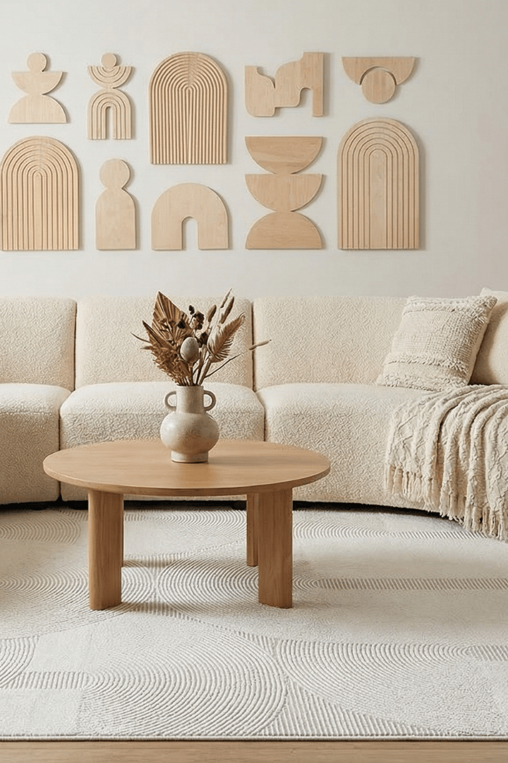 Merinos Halı Merinos Recycle 37804-061 Anti Alerjik Yumuşak Modern Krem  Halı