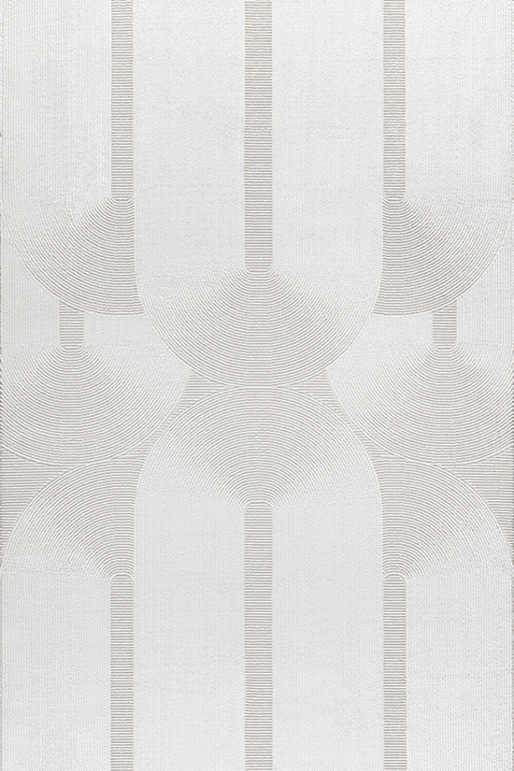 Merinos Halı Merinos Recycle 37804-061 Anti Alerjik Yumuşak Modern Krem  Halı