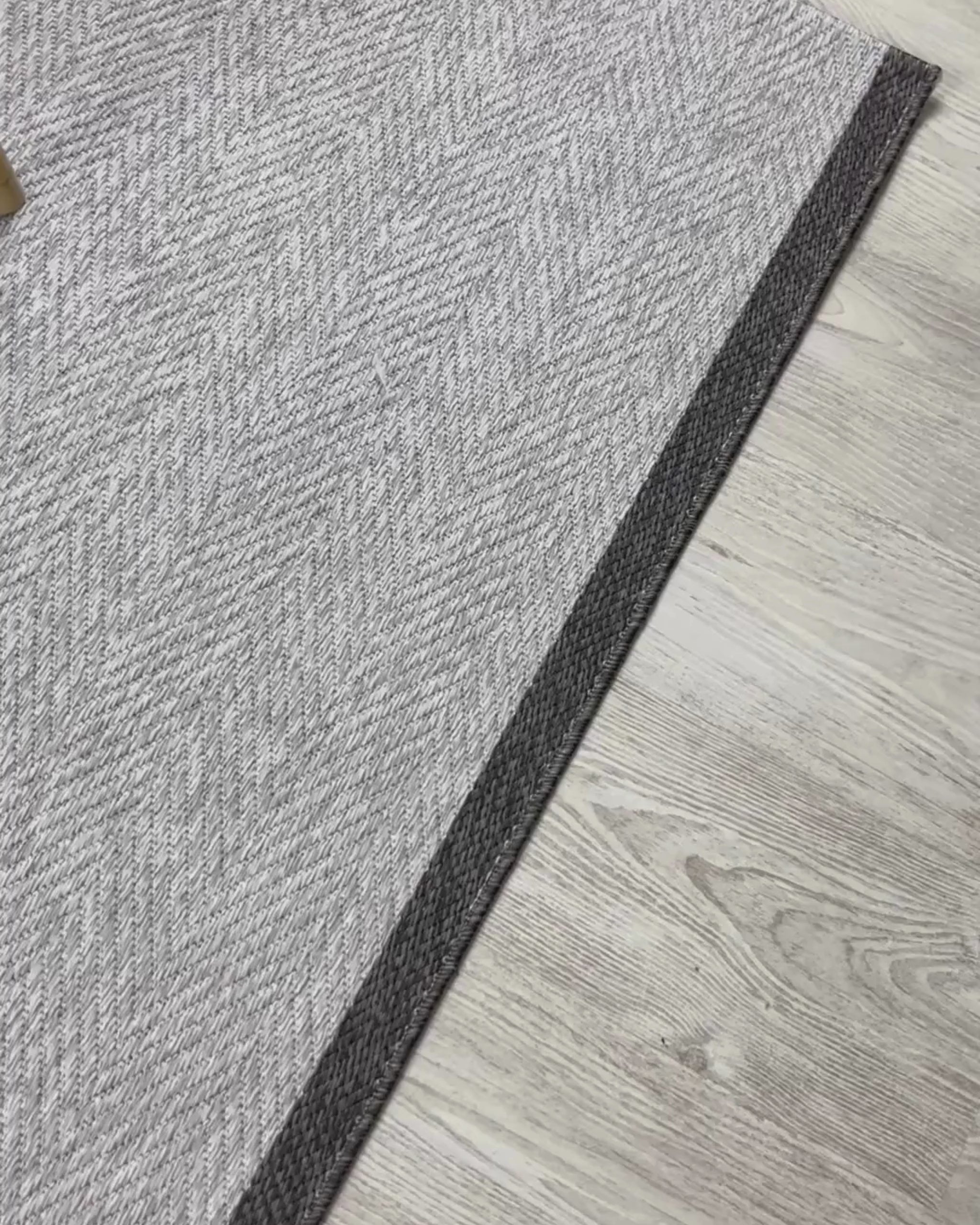 Comfy Halı Bengal BN004 Gri Antrasit Sisal Halı